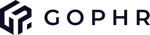 Gophr Logo Black